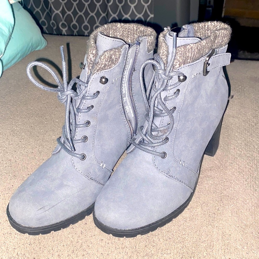 Grey Boots